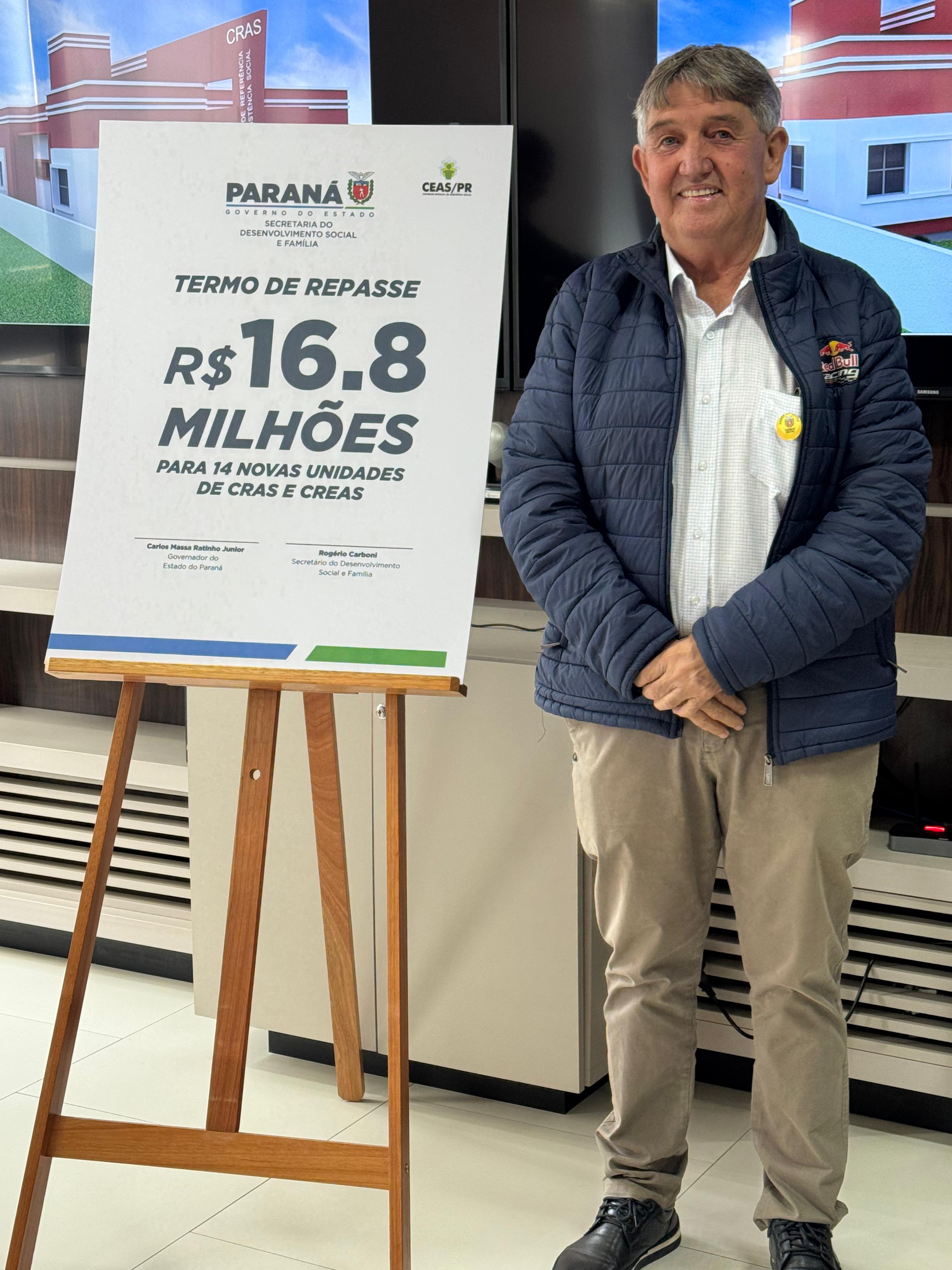 Artagão Júnior comemora investimento de R$ 16,8 milhões em novos CRAS e CREAS no Paraná