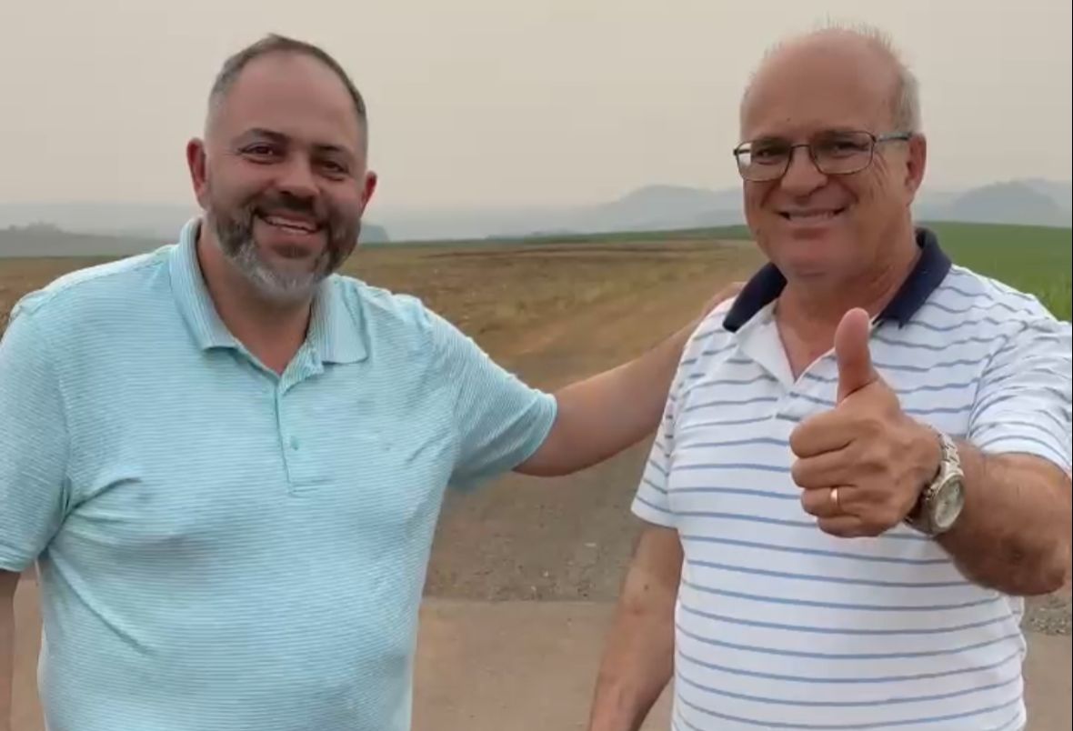 Deputado Artagão Júnior acompanha obras do novo Parque Industrial em Marumbi