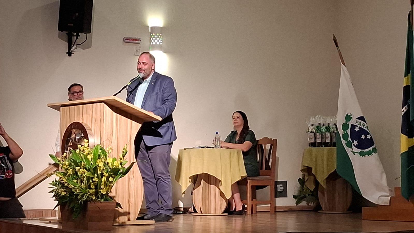 Artagão Júnior participa da cerimônia da nova diretoria do Sindicato Rural de Guarapuava