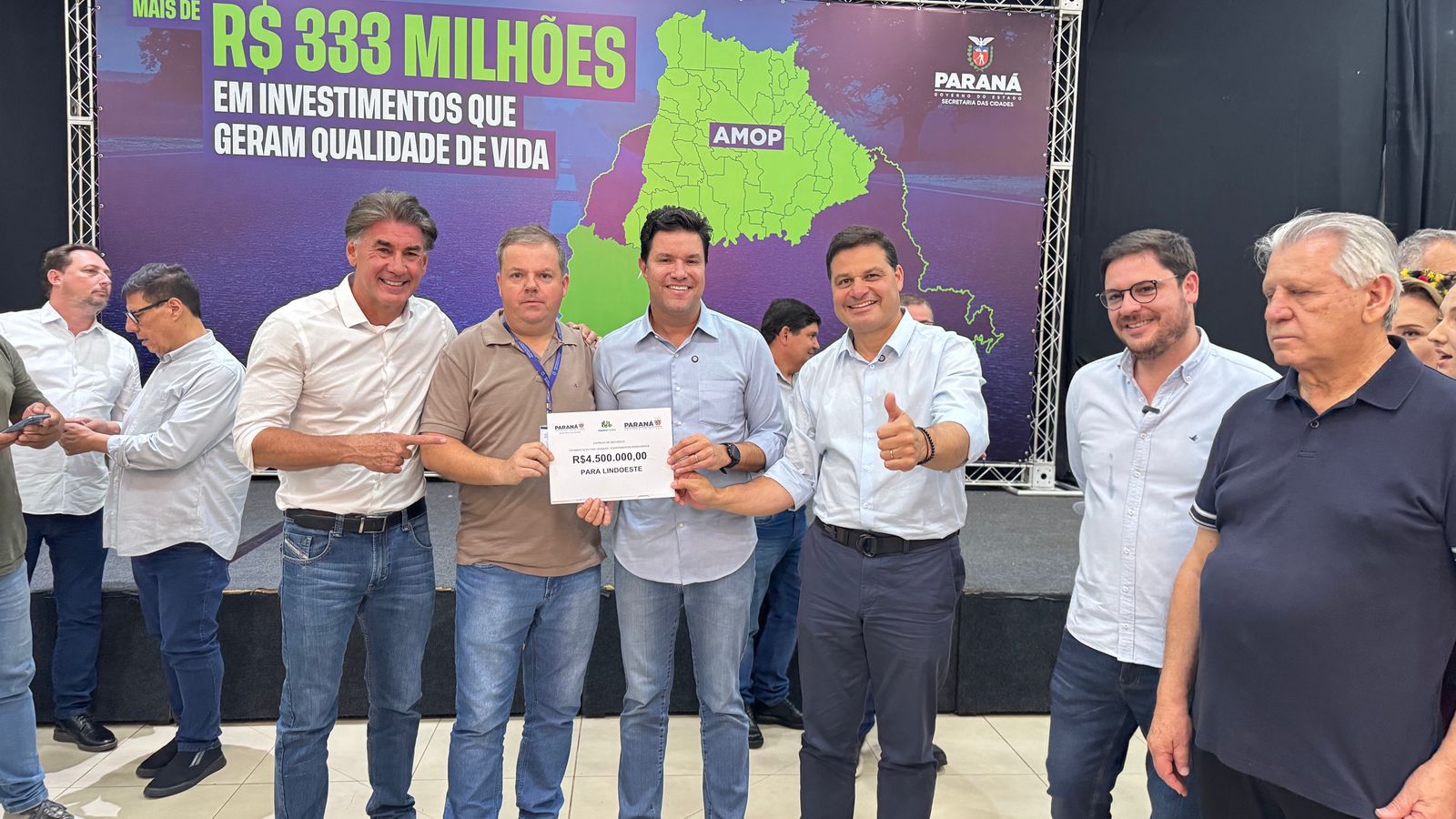 AMOP recebe R$ 333 milhões em investimentos para pavimentação urbana e equipamentos rodoviários