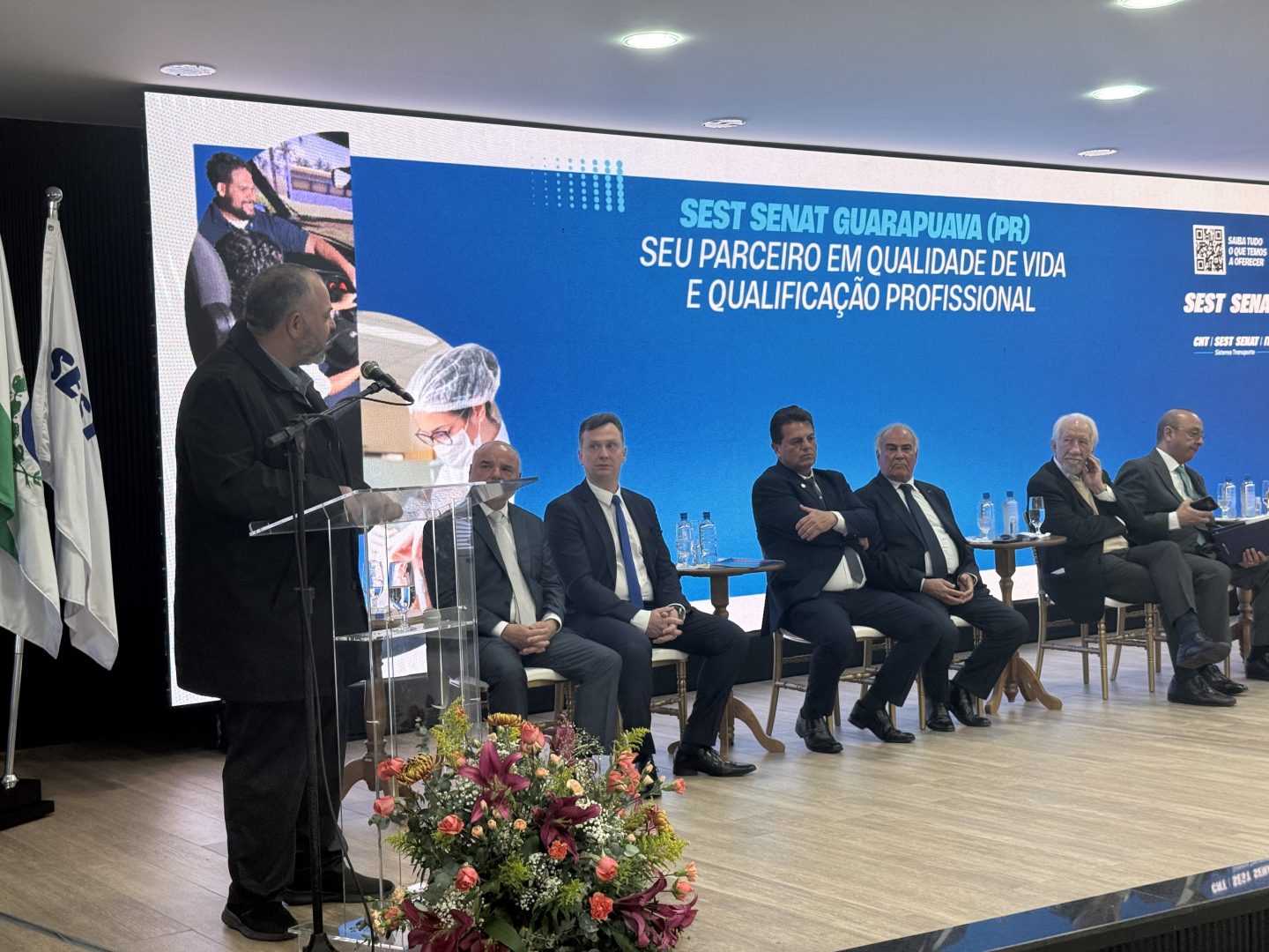 Artagão Júnior participa da inauguração da nova unidade do SEST SENAT em Guarapuava