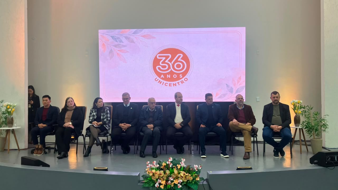 Artagão Júnior participa das comemorações dos 36 anos da Unicentro em Guarapuava