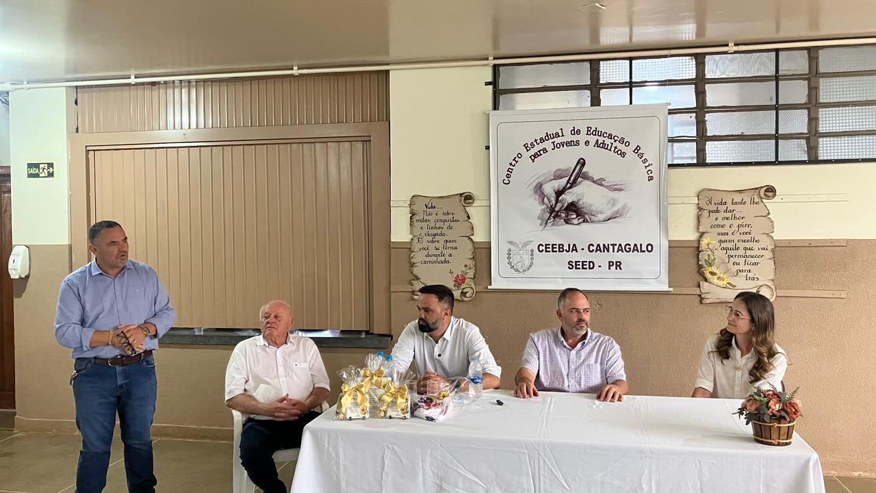 Artagão Júnior lidera visita e reforça apoio ao Ceebeja em Cantagalo